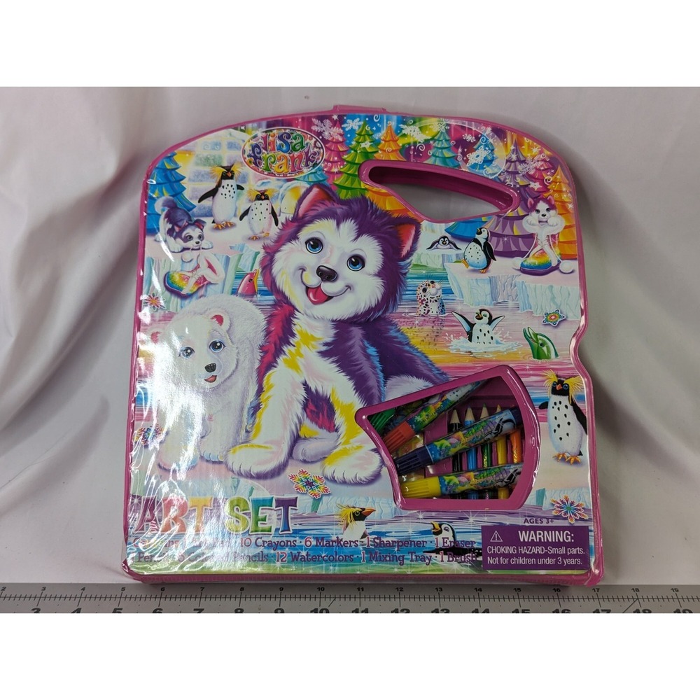 Lisa Frank Husky Dog Polar Bear Art Set USED‎ 2015